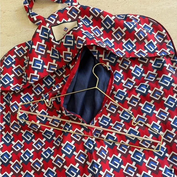 NWT GUCCI G Geometric Travel Linen Garment Bag Minaudière Unisex 27”x43” - Picture 11 of 16